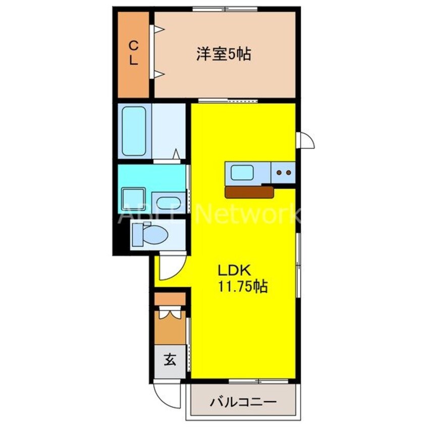 間取図 エスカレントみやき