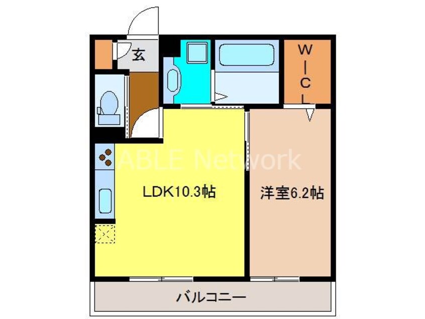 間取図 トロイス　フィル