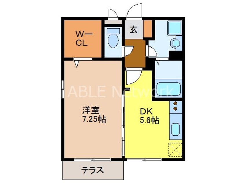 間取図 ドゥマン･ド弥生が丘