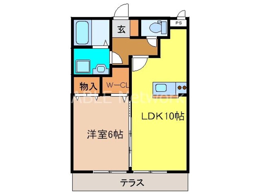 間取図 グランシャリオ弐番館