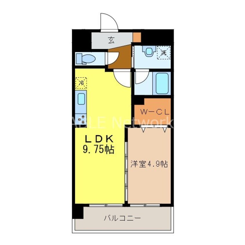 間取図 エルモソ　ピソ