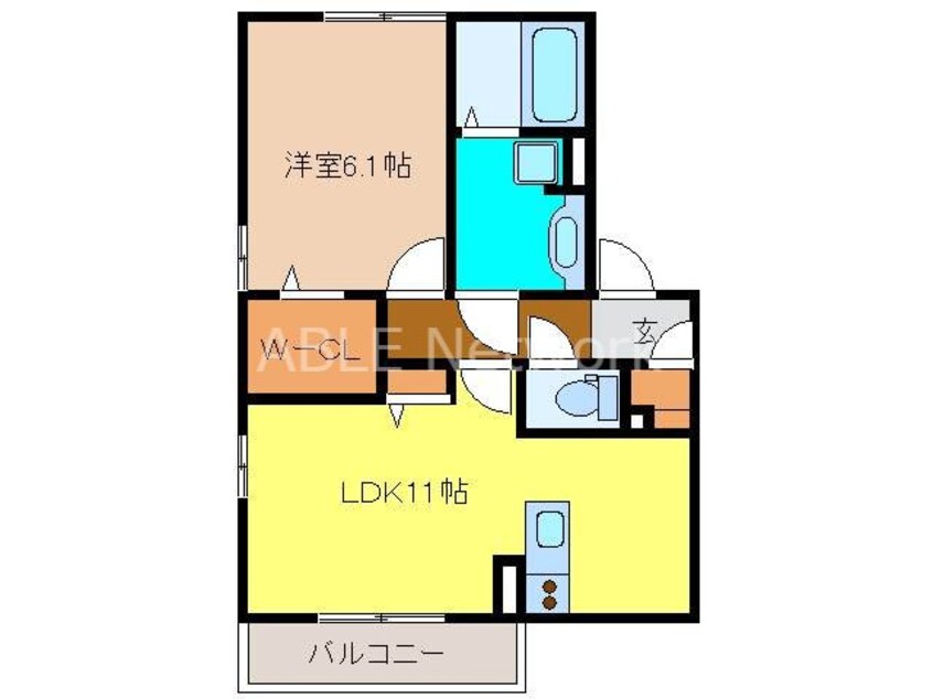 間取図 ハートランド A棟