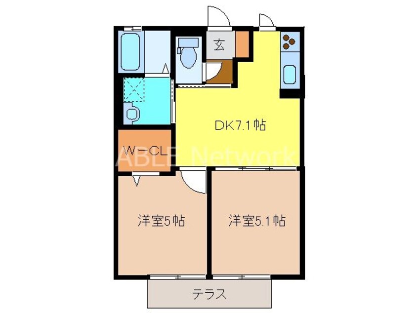 間取図 セリージェⅠ