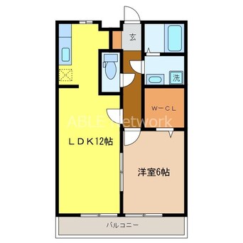 間取図 セイシェル・大山Ｂ棟