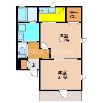 間取図 リテラス鳥栖デュオ