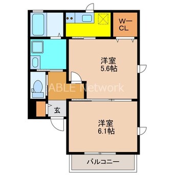 間取図 リテラス鳥栖デュオ