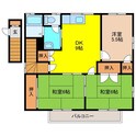 サンライズ西島の間取図