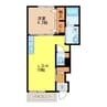 シャンドリエ参番館 1LDKの間取り