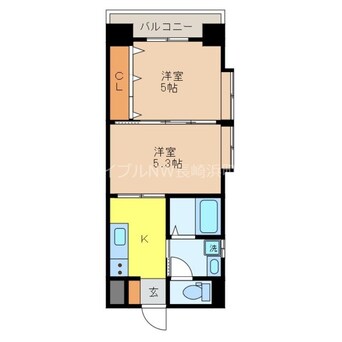 間取図 スカイコート西山