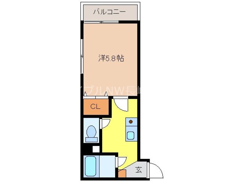 間取図 アミティ南山手