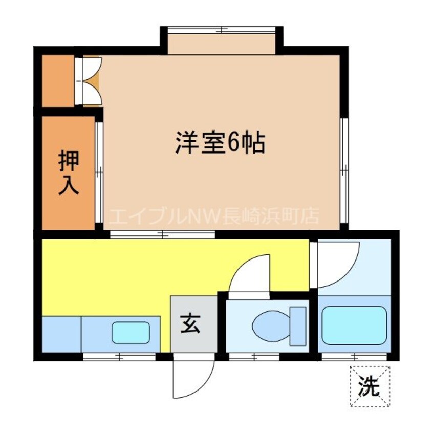 間取図 コーポサンシャイン