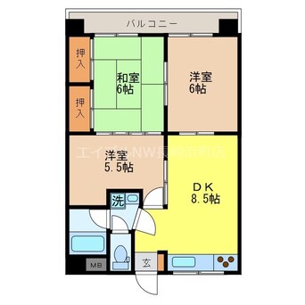 間取図 イストワール城山