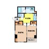 本多ビル 2Kの間取り