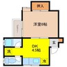 長崎本線/西浦上駅 徒歩26分 2階 築36年 1DKの間取り