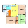 長崎本線/道ノ尾駅 バス:28分:停歩4分 1階 築21年 3DKの間取り