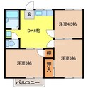 フラワーハイツの間取図