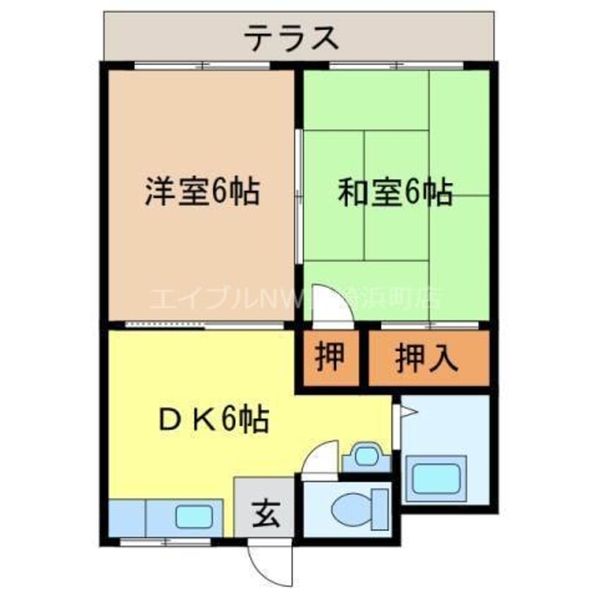 間取図 下春ハイツ