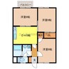 コーポ村松 3DKの間取り