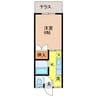 コーポ緑ヶ丘 1Kの間取り