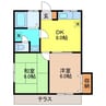 長崎本線/長与駅 徒歩16分 1階 築28年 2DKの間取り