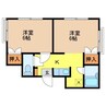 コーポラス・アオイ 2Kの間取り