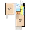 リバーガーデン OKA 1Rの間取り