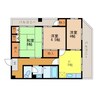 長崎市電１系統<長崎電気軌道>/岩屋橋駅 徒歩12分 3階 築53年 3Kの間取り