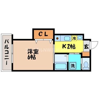 間取図 ボア・サーチ大園