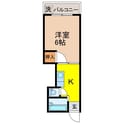 フラワーヒルズⅠの間取図