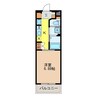 Residence平和 1Kの間取り