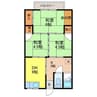 大村線/小串郷駅 車移動 2階 築29年 3DK+Sの間取り
