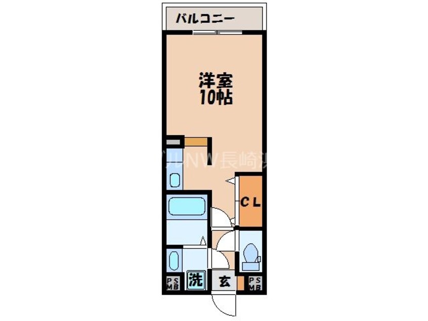 間取図 エスポワール若草