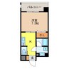 ヒルズ松山 1Kの間取り