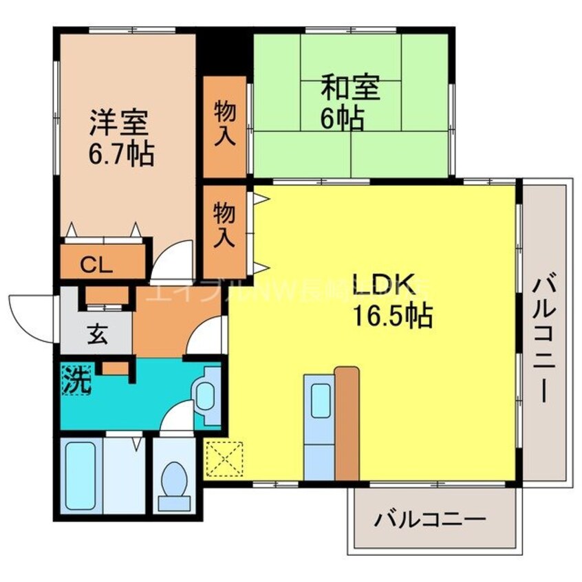 間取図 クリサンセマム菊島