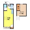 ベルエアー清水 1Rの間取り
