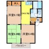 ディアス・コージ 3DKの間取り