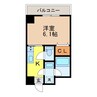フォレスト赤迫 1Kの間取り