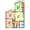 グランデージ・パル 3LDKの間取り