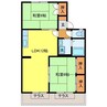セジュール田上 2LDKの間取り