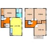 高浜貸家 4LDKの間取り