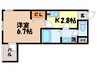Viale赤迫 1Kの間取り