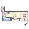 シャーメゾンさかえ町 1LDKの間取り