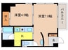 長崎市電３系統<長崎電気軌道>/桜町駅 徒歩3分 2階 築29年 2Kの間取り