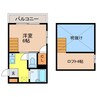 エーワン東小島 1Kの間取り