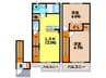 ノーブルメゾン 2LDKの間取り