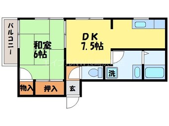 間取図 コーポ佐藤