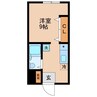 メゾンド橋口 1Rの間取り