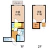長崎市電１系統<長崎電気軌道>/八千代町駅 徒歩4分 2階 築13年 2Kの間取り