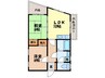 ソシアル山下 2LDKの間取り