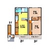 ノーブルメゾン 2LDKの間取り